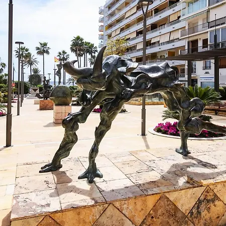 732 Luminoso Estudio En Segunda Linea De Playa En Lägenhet Marbella